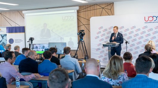 Zdjęcie przedstawiające Jakuba Groszkowskiego, Z-ce Prezesa Urzędu Ochrony Danych Osobowych 