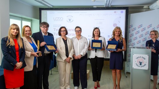 Zdjęcie z konferencji podsumowującej XIV edycję ogólnopolskiego programu edukacyjnego "Twoje dane – Twoja sprawa".