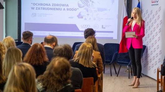 Zdjęcie przedstawiające Annę Dudkowską - Dyrektor Departamentu Współpracy Międzynarodowej i Edukacji 