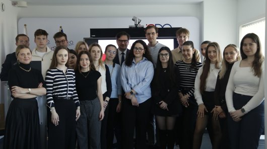 Prezes Urzędu Ochrony Danych Osobowych Mirosław Wróblewski spotkał się z Kołem Naukowym Praw Człowieka „IUS HOMINI” Uniwersytetu Warmińsko-Mazurskiego w Olsztynie