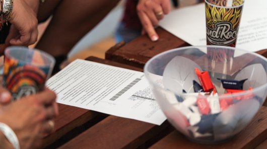 Zdjęcie przedstawia przedstawicieli UODO podczas 31. Pol'and'Rock Festivalu