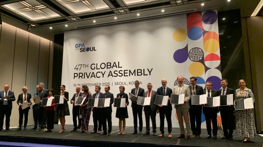 Zdjęcie z  47. międzynarodowej konferencji „Global Privacy Assembly”