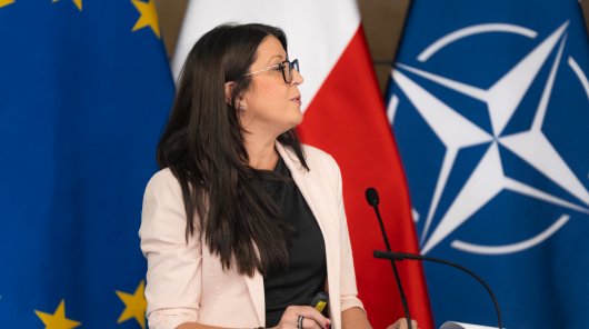 Zdjęcie z ogólnopolskiej inicjatywy „UODO rusza w kraj”, której celem jest wzmacnianie świadomości społecznej w zakresie ochrony danych osobowych i odpowiedzialnego korzystania z nowych technologii.