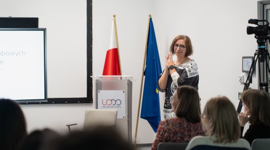 Zdjęcie z 21 października 2025 r. - Urząd Ochrony Danych Osobowych gościł studentów Akademii Leona Koźmińskiego w Warszawie