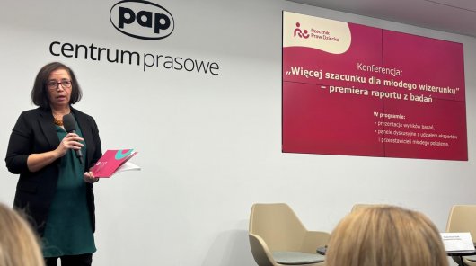 Zdjęcie z prezentacji raportu „Więcej szacunku dla młodego wizerunku”