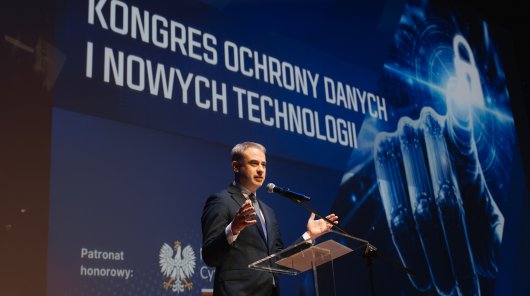 Zdjęcie z 28 stycznia 2026 r., Muzeum Historii Polski w Warszawie, Kongres Ochrony Danych i Nowych Technologii, zorganizowany przez Urząd Ochrony Danych Osobowych oraz Krajową Izbę Radców Prawnych. 