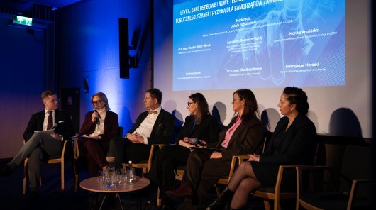 Zdjęcie z 28 stycznia 2026 r., Muzeum Historii Polski w Warszawie, Kongres Ochrony Danych i Nowych Technologii, zorganizowany przez Urząd Ochrony Danych Osobowych oraz Krajową Izbę Radców Prawnych. 