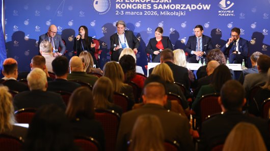 Zdjęcie z konferencji XI Europejskiego Kongresu Samorządów w Mikołajkach